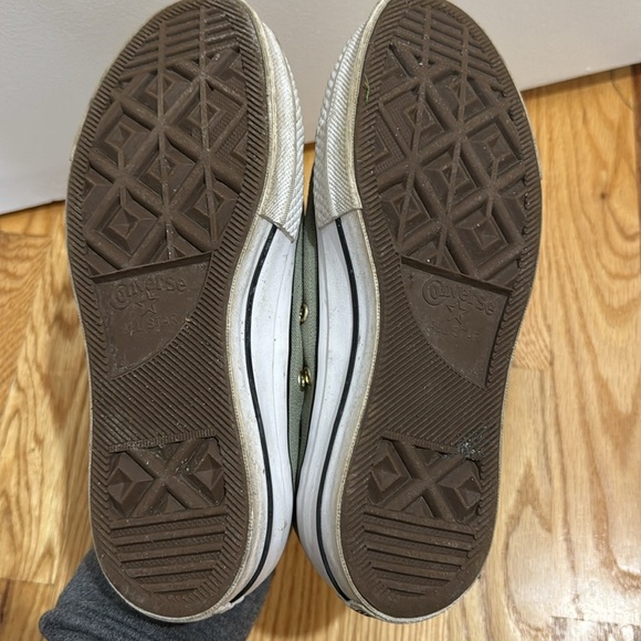 Converse platform low sneakers in green - Picture 2 of 5